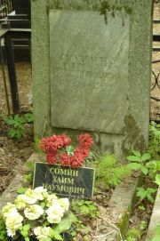 Сомина Нихама Гершелевна, Москва, Востряковское кладбище